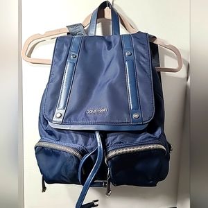 Calvin Klein Teodora Cargo Backpack Navy Blue/Silver